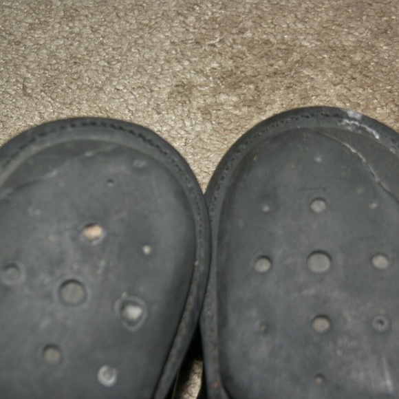 Prada Black Calf Leather Rubber Soled Driving Loafers Size 13 - Picture 8 of 10